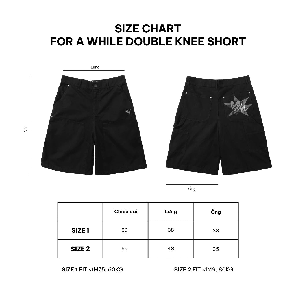 F.A.W DOUBLE KNEE SHORT
